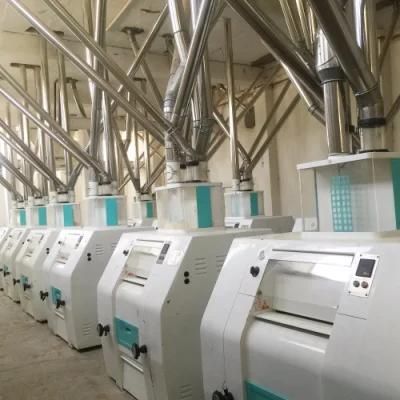 4 Ton 6ton Per Hour Maize Processing Machine Maize Flour Milling Line