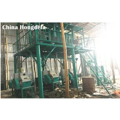 Small Capacity 20t 30t 40t Wheat Flour Mill Machine From China Hongdefa Machinery