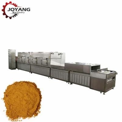 Fully Automtic Cinnamon Powder Seasoning Microwave Sterilizing Machine