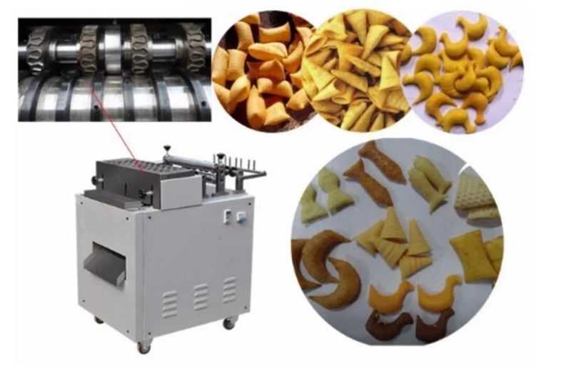 Wheat Corn Rice Flour Puff Snack Extruder