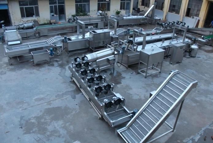 100kg/H 200kg/H Fried Frozen Potato French Fries Production Line for Sale