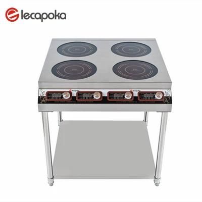 Custom Stainless 3500W 4 Burners Kitchen Professional Electrical Industrial New Restaurant ...