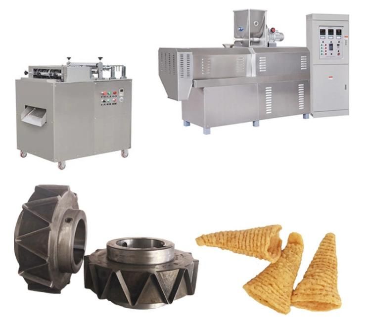 Industrial Stainless Steel Pasta Extruder Machine Fried Pasta Processing Line