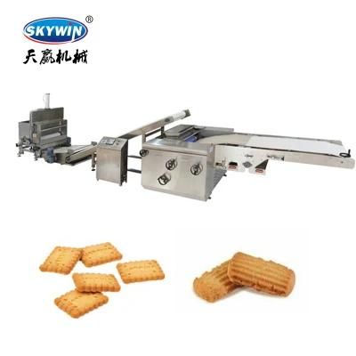 Multifunctional Stainless Steel Tea Biscuit Making Machine Complete Production Line