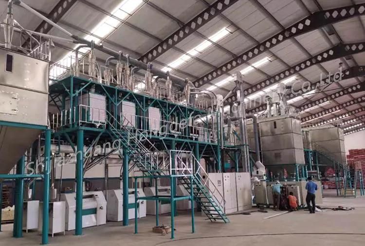 100t Per Day Maize Mill Fully Automatic Maize Flour Mill Machine