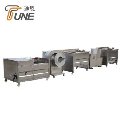 Commercial 50kg/H Semi-Automatic Potato Sticks Making Machine Price