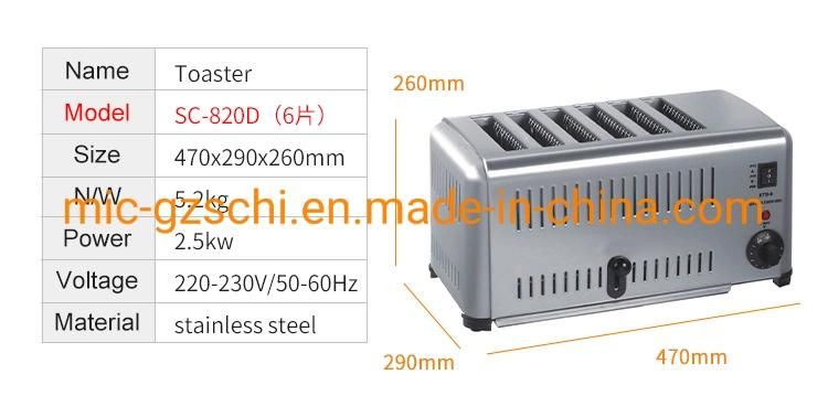 Popup Toaster 4 Slicer Conveyor Electric Bread Toaster