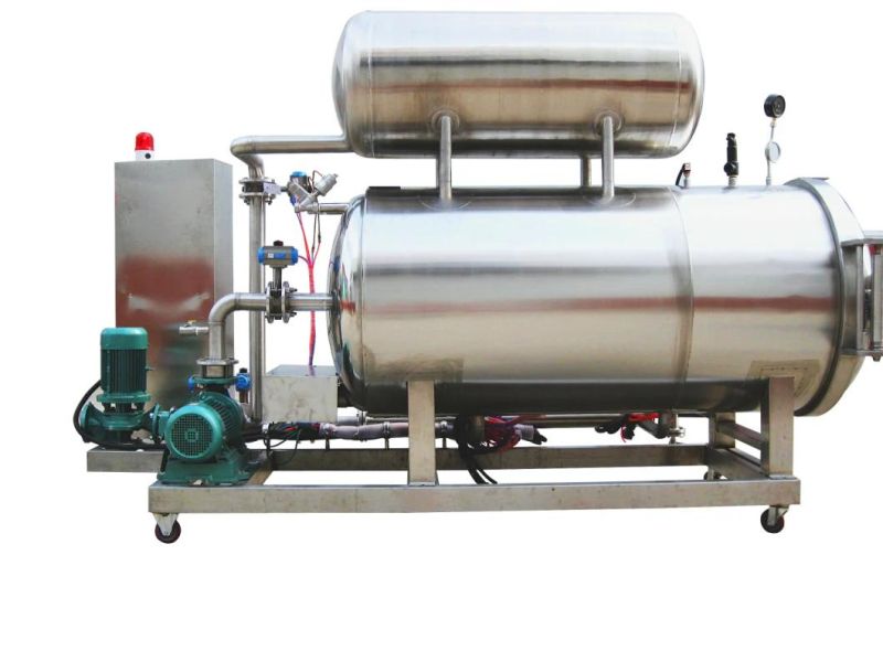 Electrical Heating High Pressure Horizontal Mushroom Sterilizer Autoclave Retort