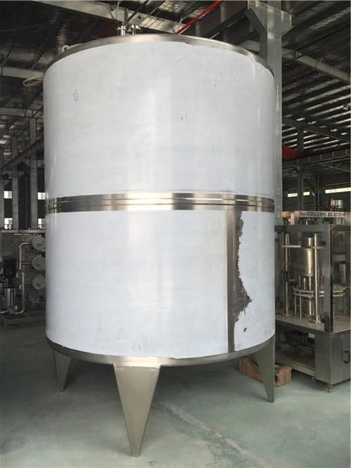 Stainless Steel Steam Heating Liquid Tank with Agitator