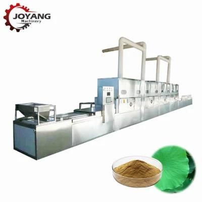 Industry Clean No Pollution Lotus Leaf Microwave Drying Machine