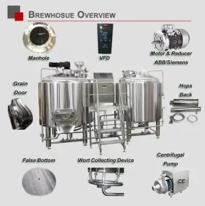 Electric Steam Direct Fire Heating Beer Cone Bottom Fermenting Fermentation Tanks for Sale