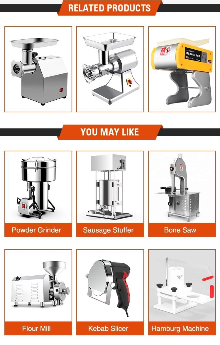 Commercial Use Meat Grinder Electric Meat Chopper for Butcher Stainless Steel Meat Mincer