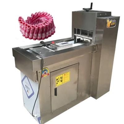 Commercial Mutton Beef Block Dicing Cutter Frozen Meat Cube Cutting Machine
