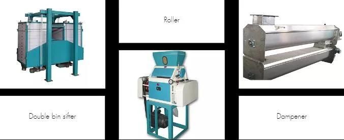 150ton 50ton 30ton Maize Flour Grits Milling Machine