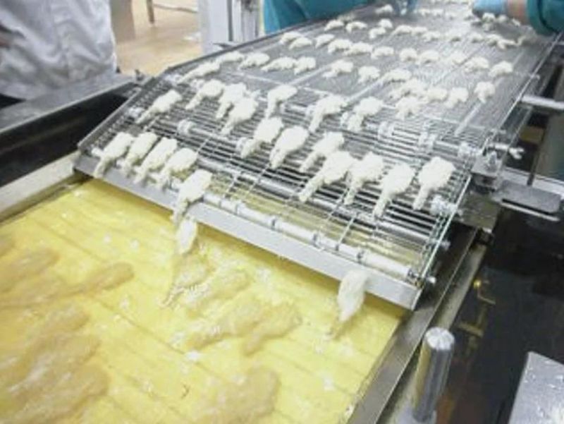Chicken Seafood Battering Breading Machine in Meat Product Making Machine
