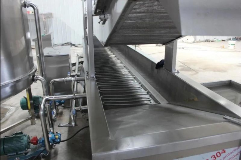 Industrial Automatic Continuous Belt Snack Food Fryer