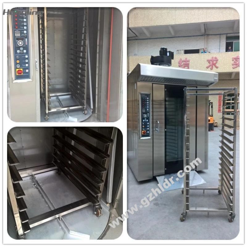 Factory Sell Stainless Steel 16 Trays Diesel Rotary Oven for Bakery