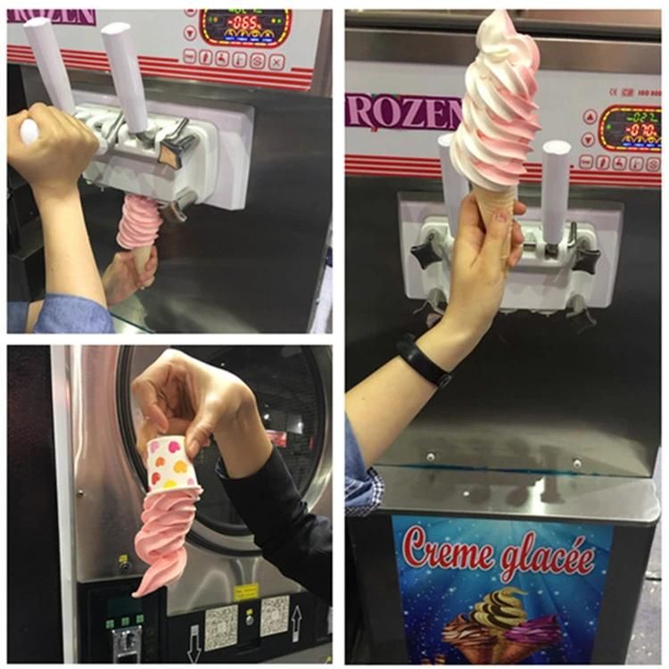 Commercial Bench Top Portable Frozen Yogurt Soft Ice Cream Machine