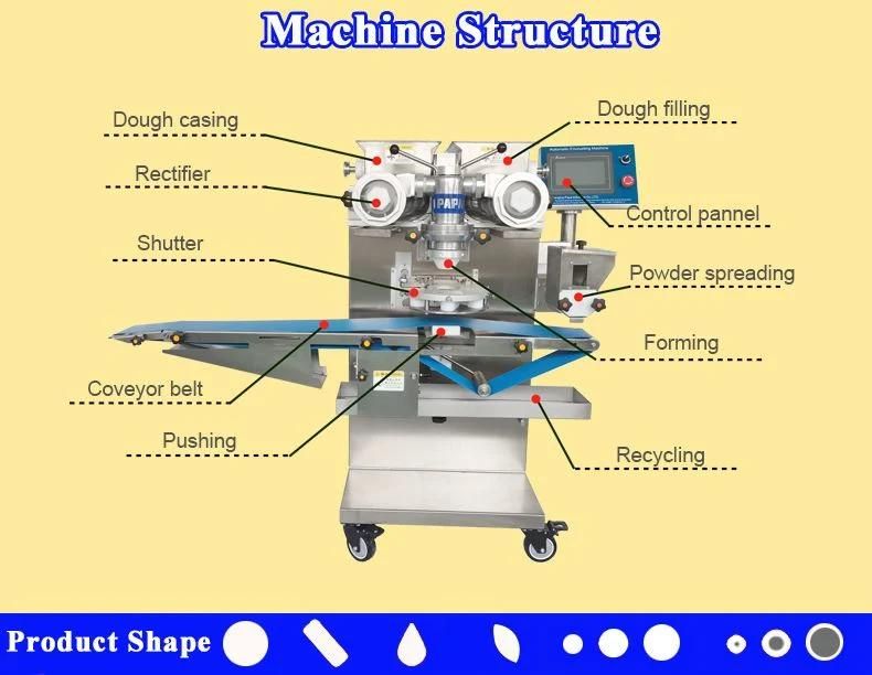 Mini Paste Stuffed Cookie Encrusting Machine