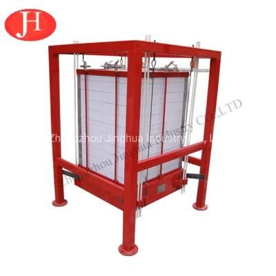 Customized Electric Mono Bin Starch Sifter Dried Cassava Flour Fiber Sieve Making Machine