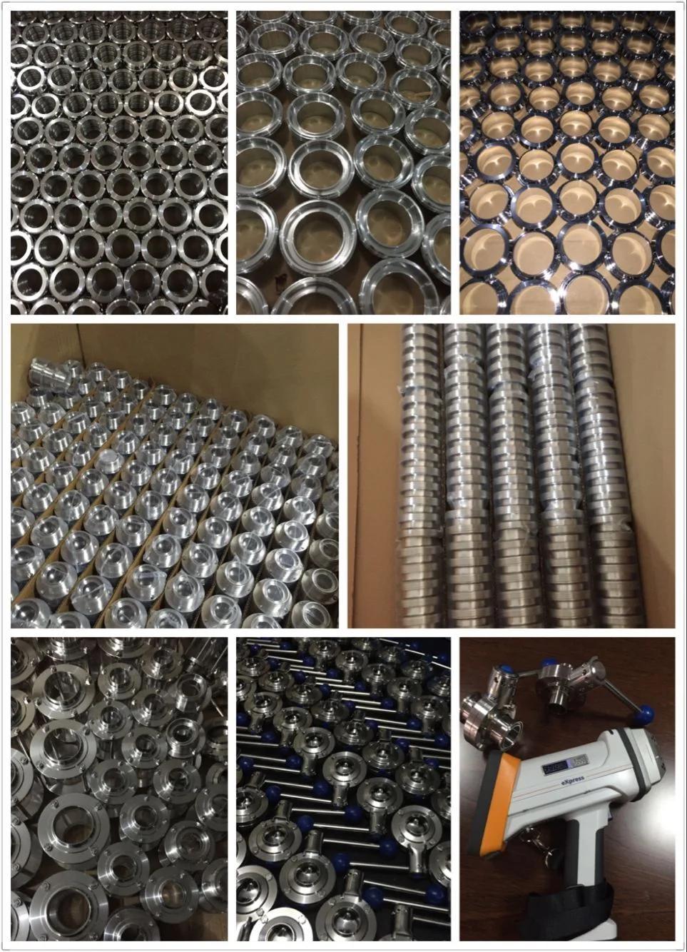 DIN/SMS/3A Food Grade Stainless Steel Angle Filter with Threaded End