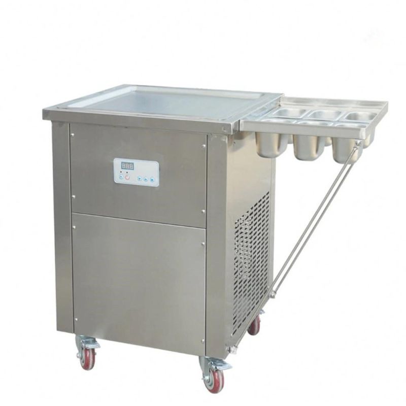 Commercial Use Icecream Cold Plate Machine Rolls Machine