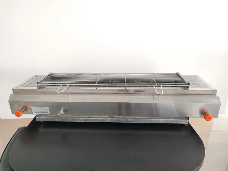 1.1m Commercial Gas Smokeless Barbecue BBQ Grill Oven GB-110