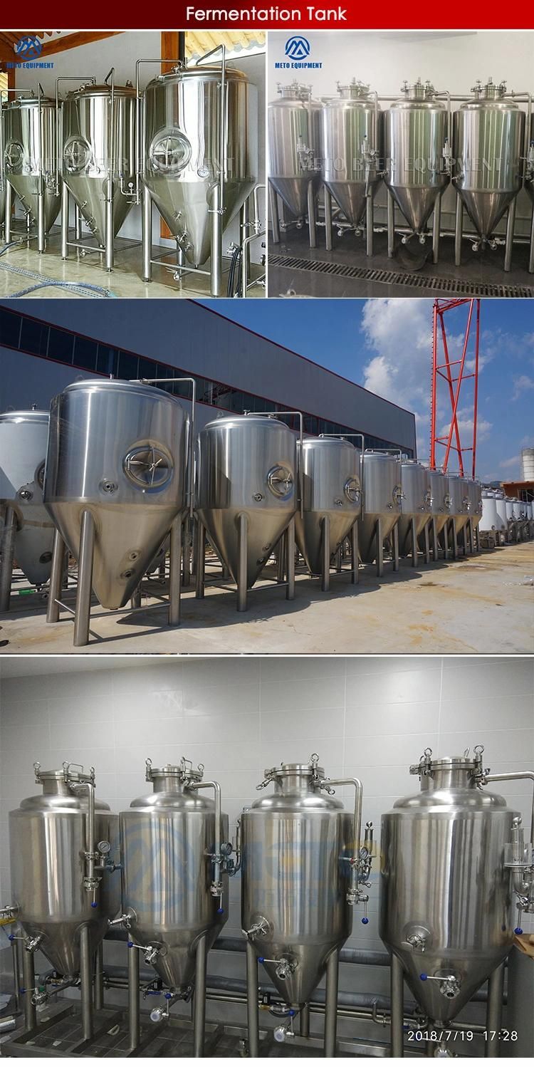 300L 2 Vessels SUS304 Micro Brewery Equipment for Beer Pub