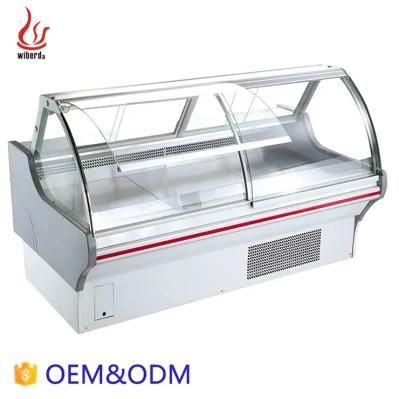 New Style Supermarket Commercial Meat Refrigerator Showcase