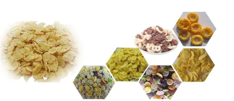 Cereals Processing Line Project Equipment Automatic Corn Flakes/Breakfast Machine