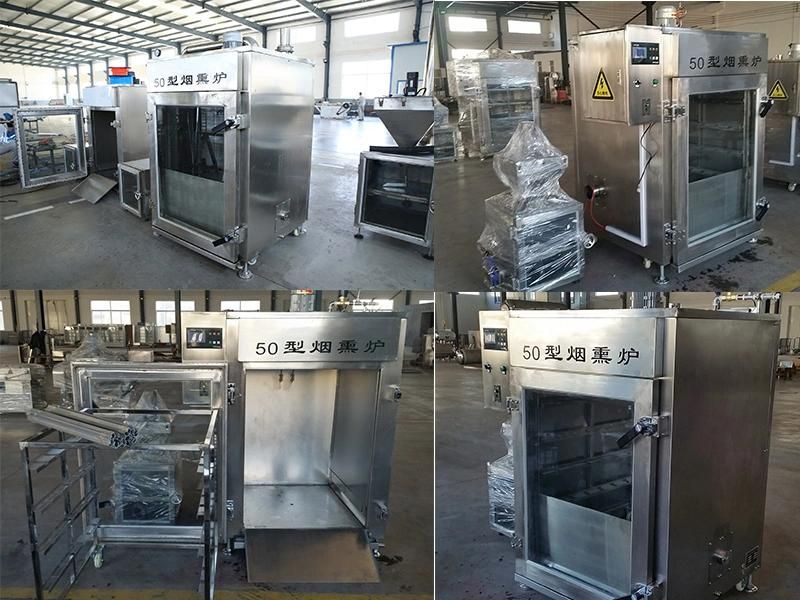 Commercial Indoor Meat Smoker / Meat Product Commercial Smokers / Sausage Smoke Machine