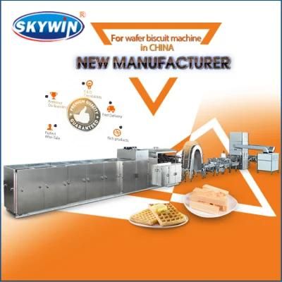 Skywin Wafer Biscuit Production Line Making Machine with Packing Ffull Line