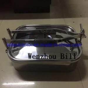 Stainless Steel Sanitary Square Type Manhole Cover (with pressure)
