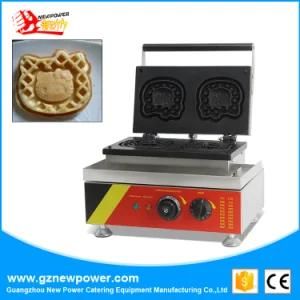 Commercial Snack Machine Waffle Making Machine with Hello Kitty Shape