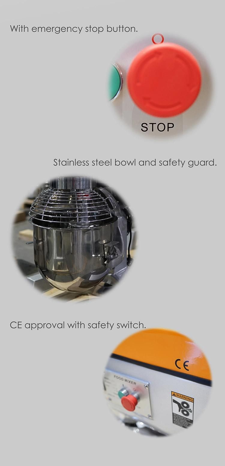 10 20 30 40 Liter High Quality Commercial Electric Planetary Mixer Bakery Food Mixer Machine Bakery Cake Mixer