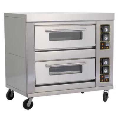Commercial Stainless Steel Gas Pizza Oven by China Manufacturer Guangzhou OEM Factory