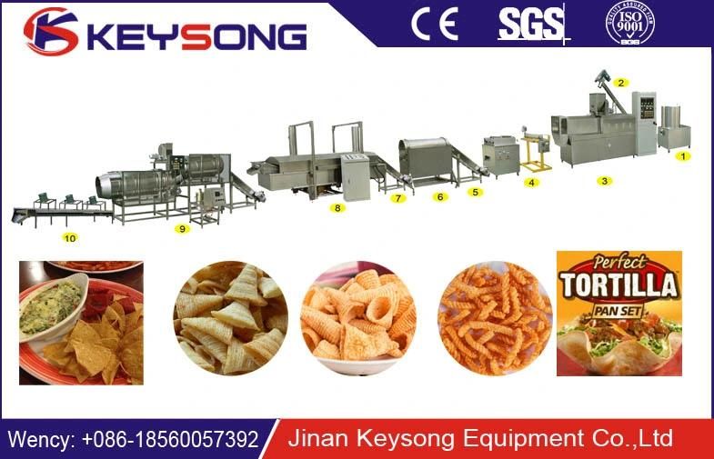 Nacho Corn Chips Bugles Processing Machine