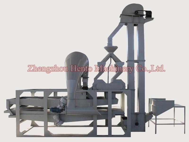 High Efficiency Nut Processing Sunflower Seed Shell Remover / Melon Seed Baking Packaging Line