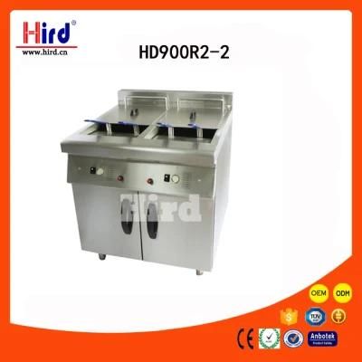 Commercial Gas 2 Tank 2 Basket (HD900r2-2) Deep Fryer