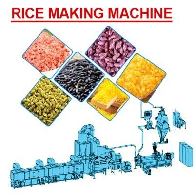Fortify Rice Extruder Machinery/Re-Make Rice Production Line/Vitamin Nutritional Rice Make ...
