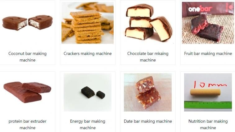 Durable Small Date Fruit Energy Bar Extruder with Chocolate Coating Machine