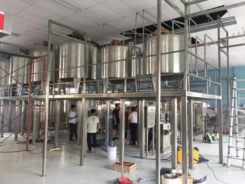 500L up to 1000L Per Hour Uht Cow Milk Processing Plant for Sale
