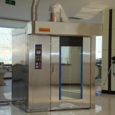 Stainless Steel 64 Trays Gas or Diesel Trolley Baking Oven with Riello Burner