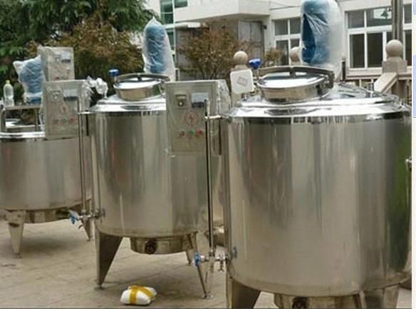 Stainless Steel Mixing Aging Maturation Tank for Ice Cream Processing Line