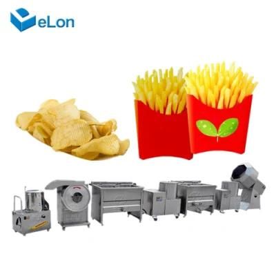 Fresh Frozen Scale French Fries Machine Potato Chips Production Line
