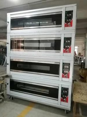 Host Sale 220V Electric 3 Deck Industrial Bread Baking Oven Deck Bakery Oven 9 Trays