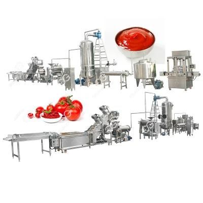 Small Industry Electric Crushed Tomato Puree Production Line Plant Tomato Source ...