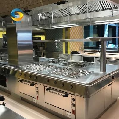 Commercial Catering Equipment Hotel Full Set Stainless Steel Buffet Kitchen Equipment