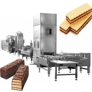 Saiheng 304 Stainless Steel Flat Type Fully Automatic Wafer Biscuit Machine