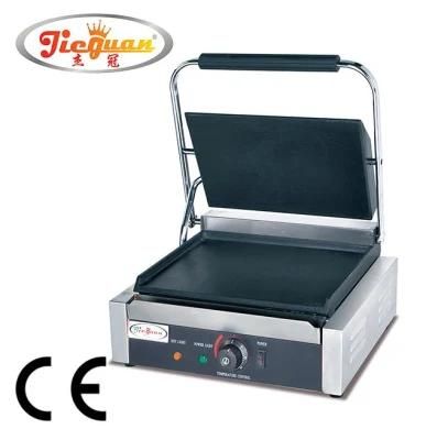 Table Top Electric Single Plate Panini Grill with Flat Eg-812